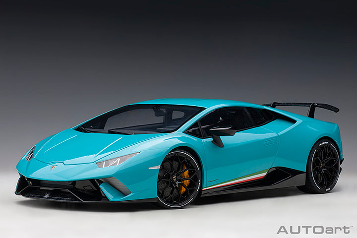 STM Diecast AUTOart Lamborghini Huracan Performante Blu Glauco (Solid Blue) 1:12