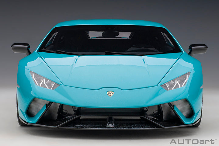STM Diecast AUTOart Lamborghini Huracan Performante Blu Glauco (Solid Blue) 1:12 - View 6