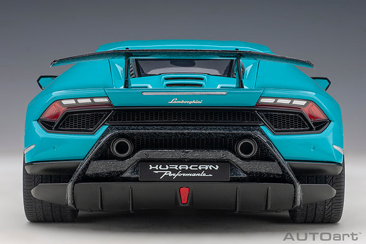 STM Diecast AUTOart Lamborghini Huracan Performante Blu Glauco (Solid Blue) 1:12 - View 7