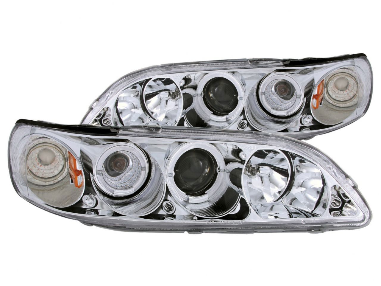 Anzo 1998-2002 Honda Accord Projector Headlights w/ Halo Chrome