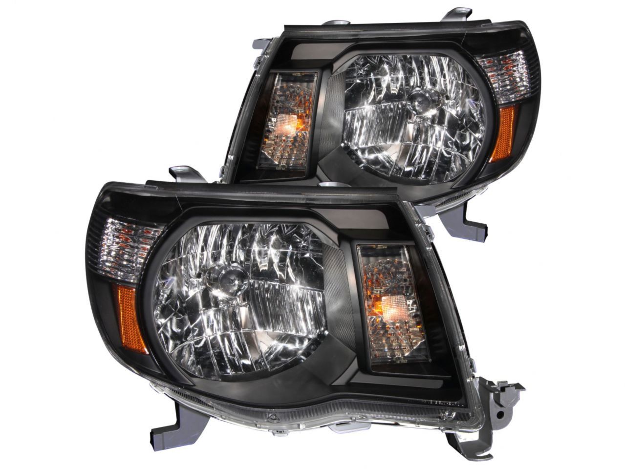 Anzo 2005-2011 Toyota Tacoma Crystal Headlights Black