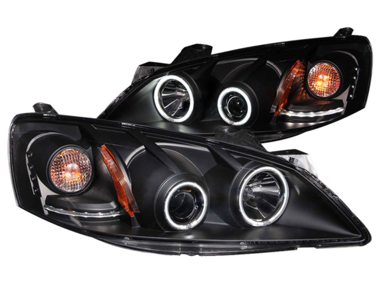 Anzo 2005-2010 Pontiac G6 Projector Headlights w/ Halo Black (CCFL)