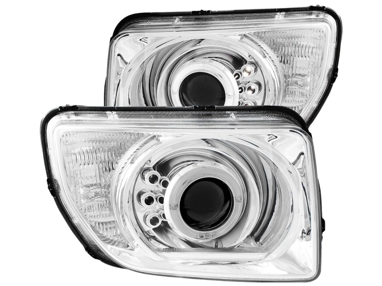 Anzo 2003-2006 Honda Element Projector Headlights w/ Halo Chrome