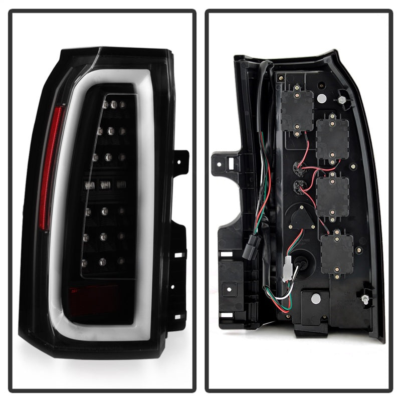 Spyder Chevy Tahoe / Suburban 15-17 Light Bar LED Tail Lights - Black (ALT-YD-CTA15-LED-BK) 5084583