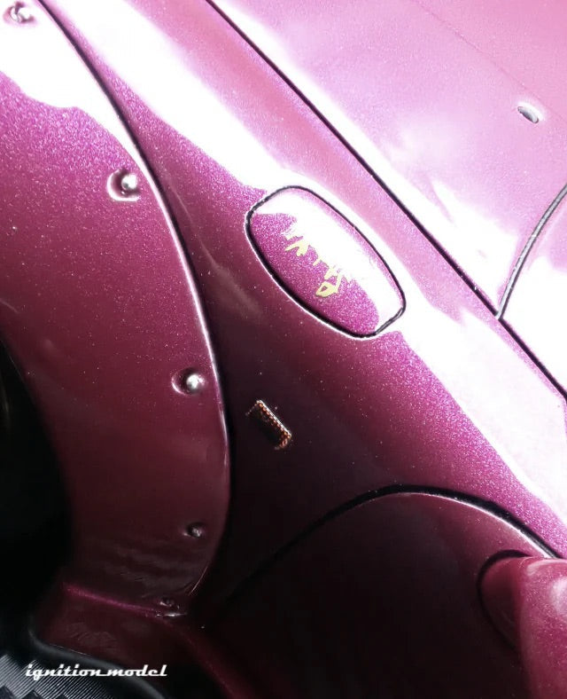 Ignition Model Porsche 993 RWB "Carmen" Purple Metallic 1:18