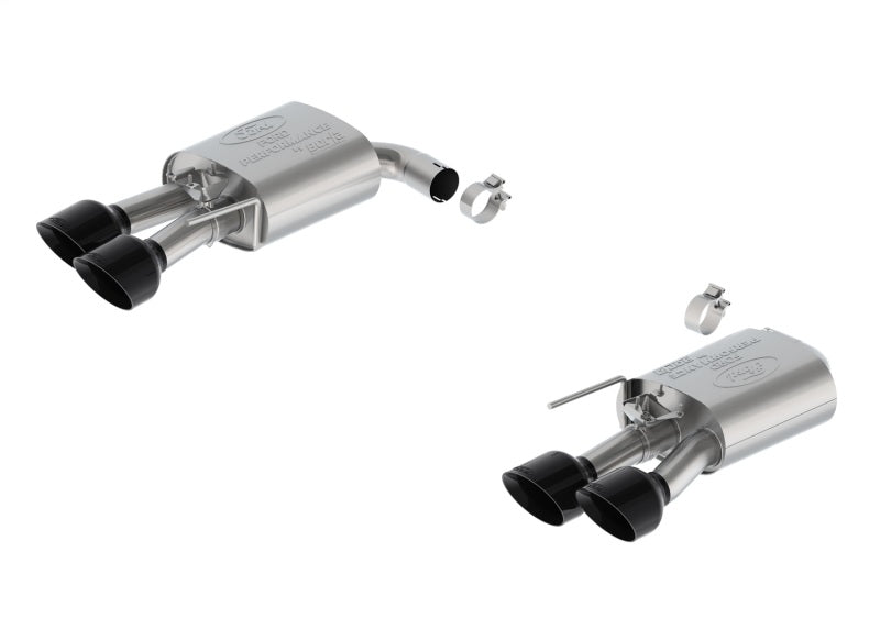 Ford Racing 2024 Mustang 5.0L Extreme Active Axle-Back w/Valance - Black Tip M-5230-M5EBVA