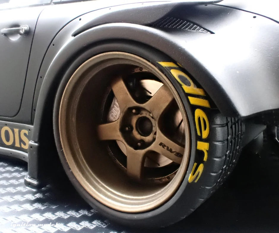 Ignition-Model Porsche 911 RWB 930 "Stella Artois" Matte Black 1:18