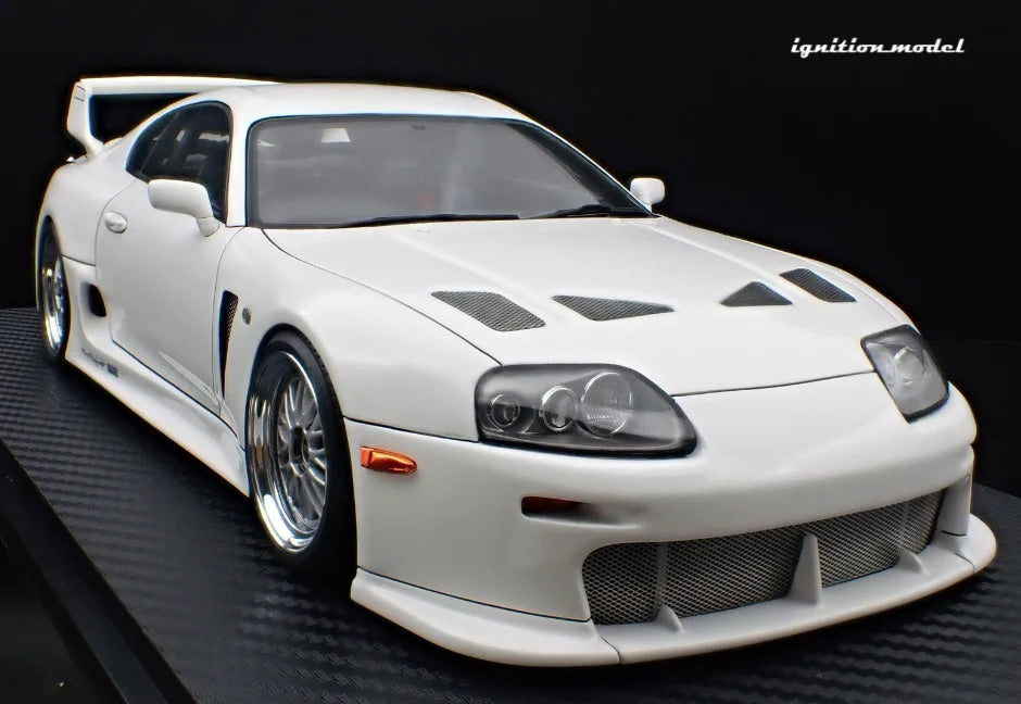 Ignition-Model Toyota Supra Mk4 (A80) TRD 3000GT (BBS LMs) White 1:18