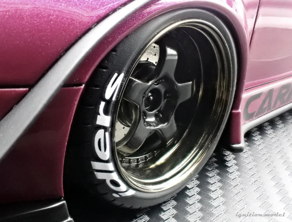Ignition Model Porsche 993 RWB "Carmen" Purple Metallic 1:18