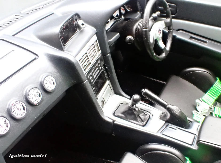 Ignition-Model Nissan Skyline GT-R R34 (BNR34) Top Secret 34GT-R RHD White 1:18