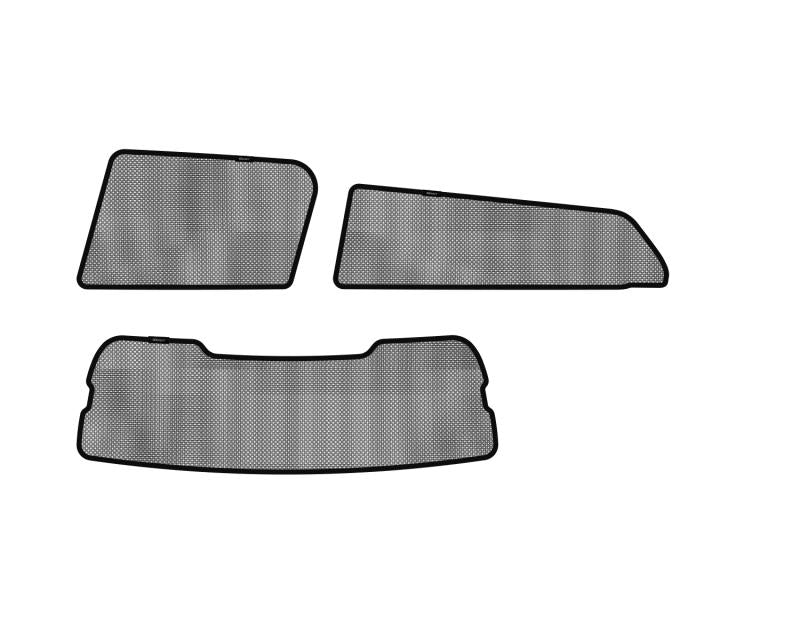 3D MAXpider 2013-2017 Land Rover Evoque 2-Door Black Sun Shades - Complete Set S1LR0060