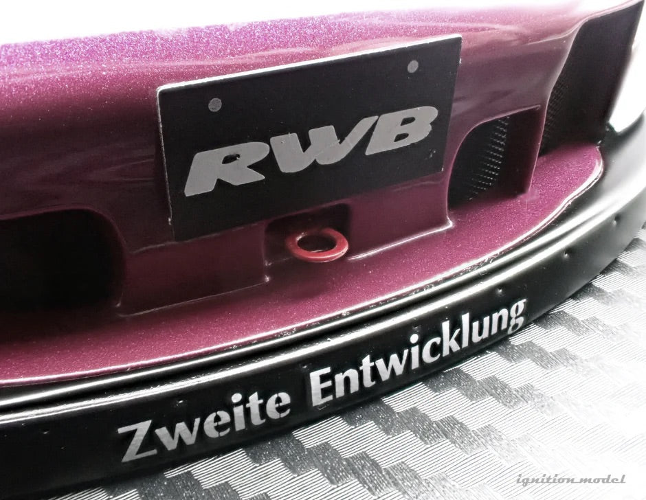 Ignition Model Porsche 993 RWB "Carmen" Purple Metallic 1:18