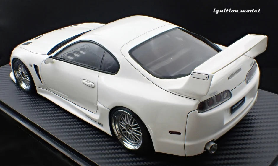 Ignition-Model Toyota Supra Mk4 (A80) TRD 3000GT (BBS LMs) White 1:18