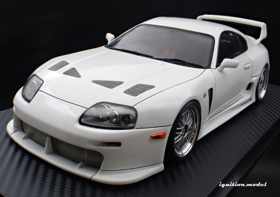 Ignition-Model Toyota Supra Mk4 (A80) TRD 3000GT (BBS LMs) White 1:18