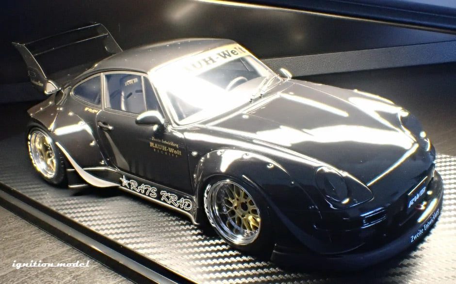 Ignition Model Porsche 993 RWB "Dark Star" Black 1:18