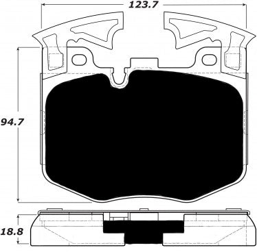 FR SPORT Porterfield Brake Pads for 2017 BMW 740iX