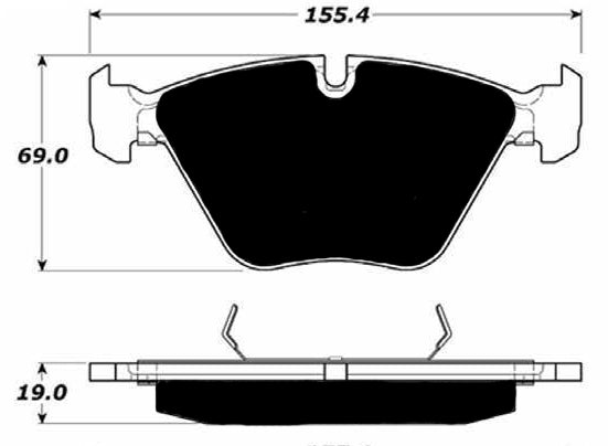 Porterfield Brake Pads for 2013 BMW Z4 35is