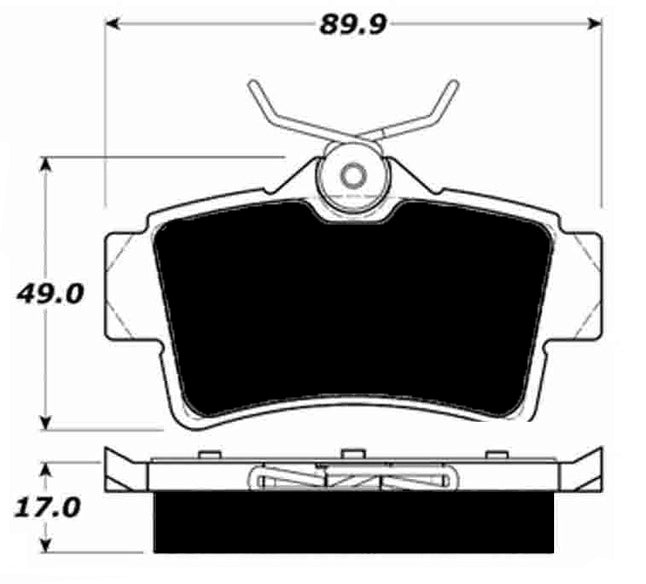 Porterfield Brake Pads for 1996 FORD MUSTANG