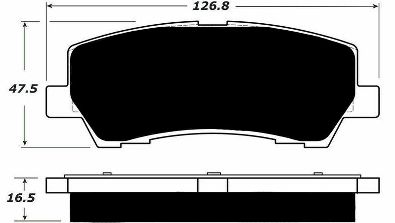 Porterfield Brake Pads for 2015 FORD Mustang 6 Cyl EcoBoost
