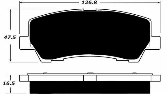 FR SPORT Porterfield Brake Pads for 2017 FORD Mustang GT Perf. Pkg - View 2