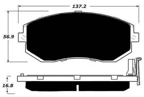 Porterfield Brake Pads for 2010 SUBARU FORESTER