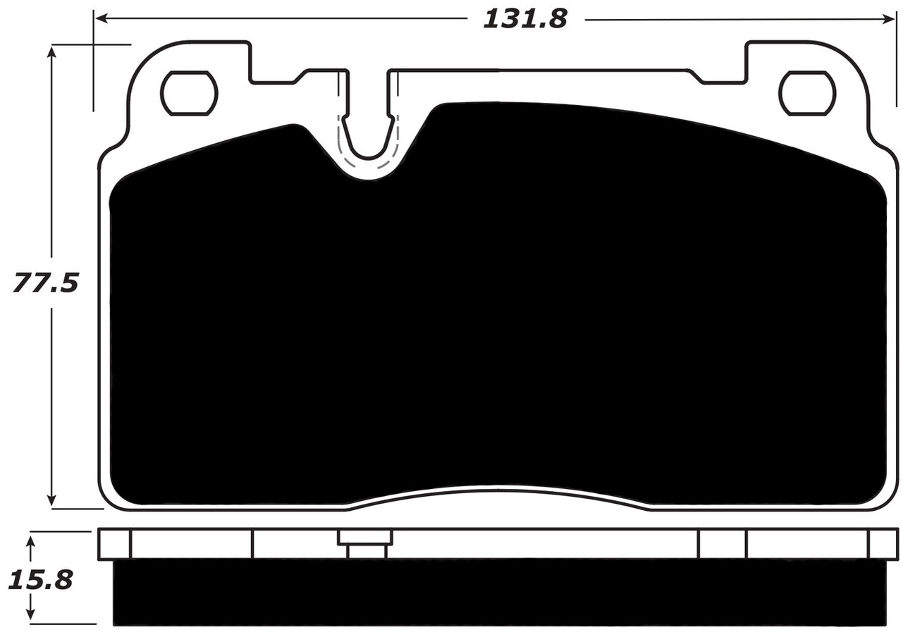Porterfield Brake Pads for 2013 AUDI Q5 - 3.0TDi w/Brembo Calipers