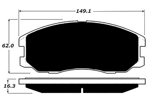 FR SPORT Porterfield Brake Pads for 2017 CHEVROLET EQUINOX