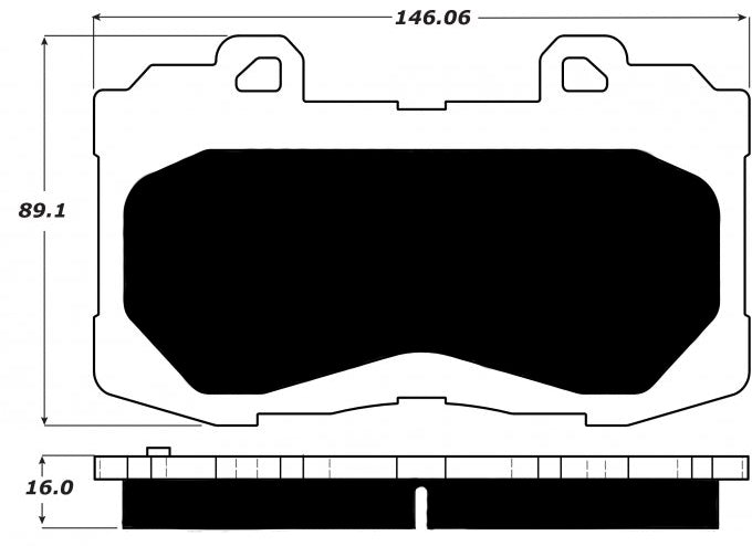 Porterfield Brake Pads for 2017 CHEVROLET COLORADO