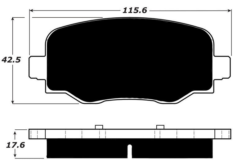 Porterfield Brake Pads for 2016 FIAT 500x