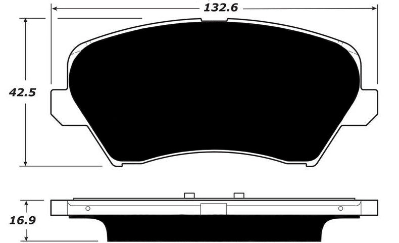 Porterfield Brake Pads for 2015 HYUNDAI ELANTRA Sedan