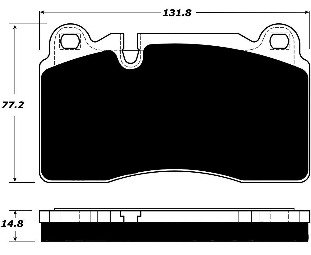 Porterfield Brake Pads for 2016 DODGE Viper ACR