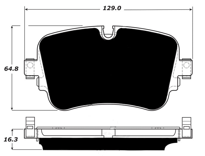 Porterfield Brake Pads for 2016 AUDI Q7 - w/375mm Front Discs
