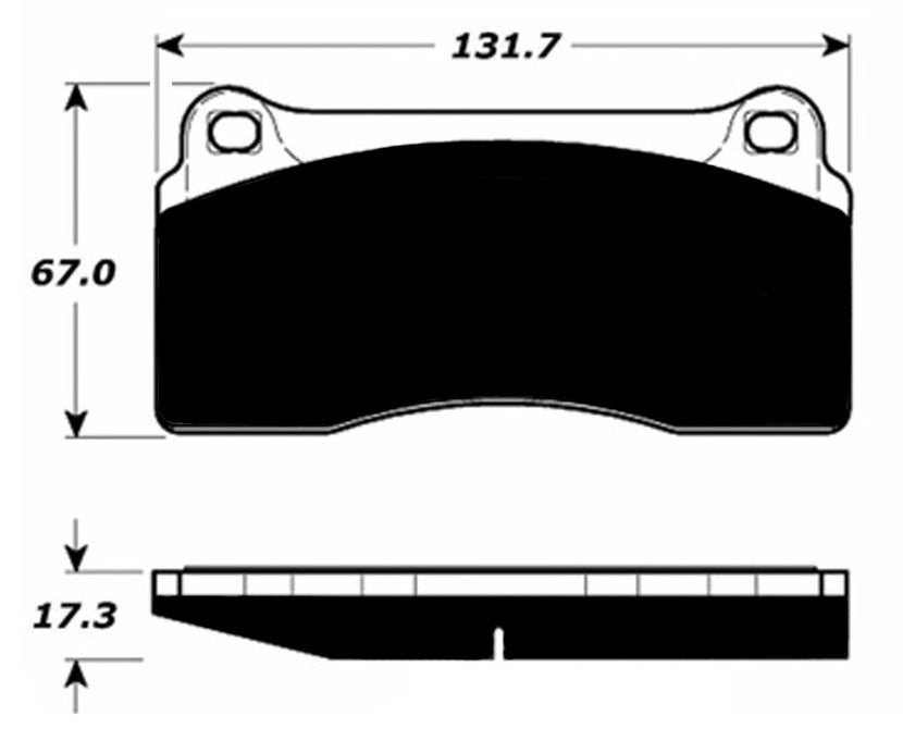 Porterfield Brake Pads for 2006 DODGE VIPER