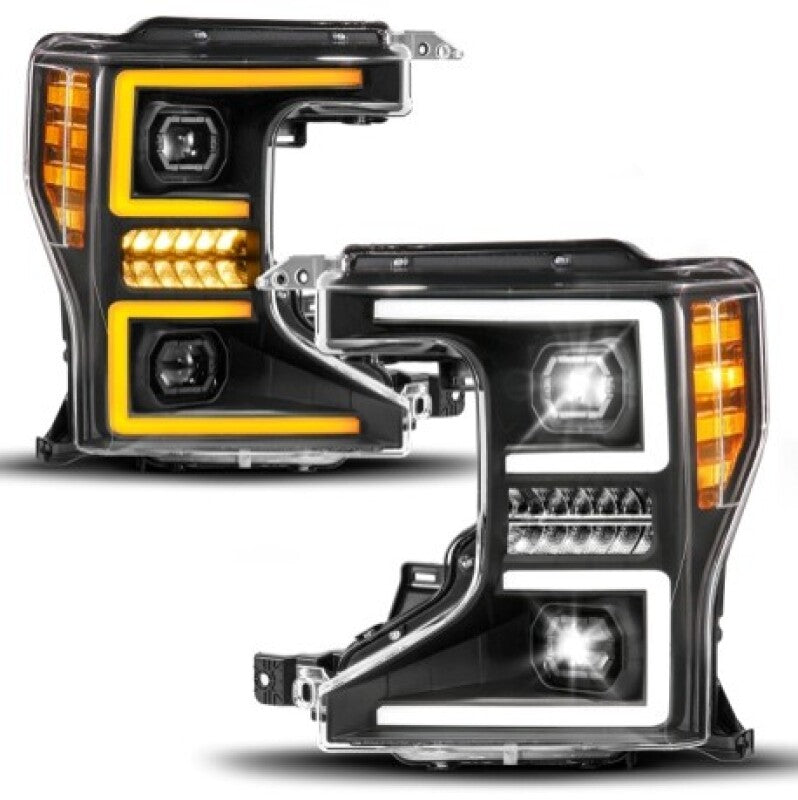 ANZO 20-22 Ford Super Duty (Halogen) Z-Series Full LED Proj Headlights SeqSig - Driver Side ONLY 111620X-L