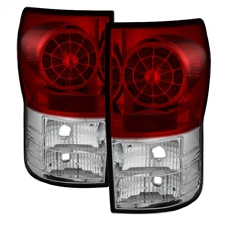 FR SPORT Spyder Toyota Tundra 07-13 LED Tail lights Red Clear ALT-YD-TTU07-LED-RC 5029607 - View 3