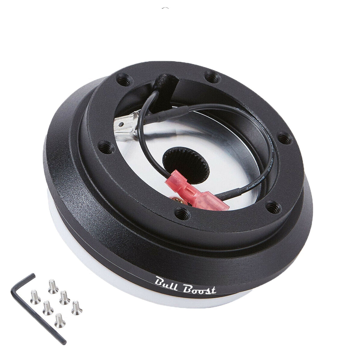 Bull Boost Performance 350mm Steering Wheel + Short Hub Adapter Kit For Mazda Miata RX-7 RX-8...