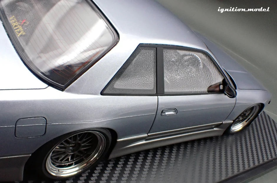 Ignition-Model Nissan Vertex S13 Silvia Blue-Silver and Grey 1:18