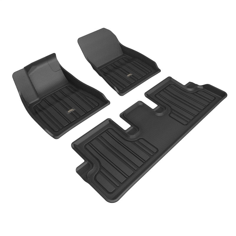 3D MAXpider 2024 Tesla Model 3 Elitect Floor Mat 1st/2nd Row E1TL06901809