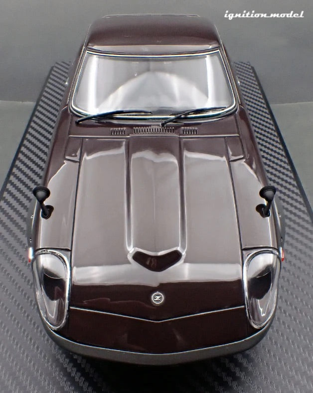Ignition-Model Nissan Fairlady 240ZG HS30 Maroon Red Metallic 1:18