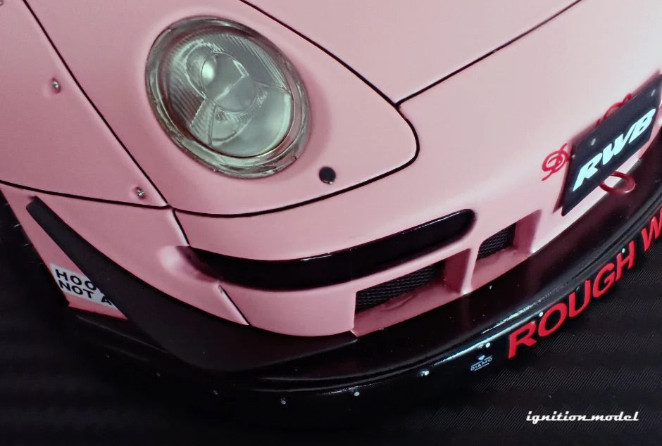Ignition Model Porsche 993 RWB "Hooters" Matte Pink 1:18