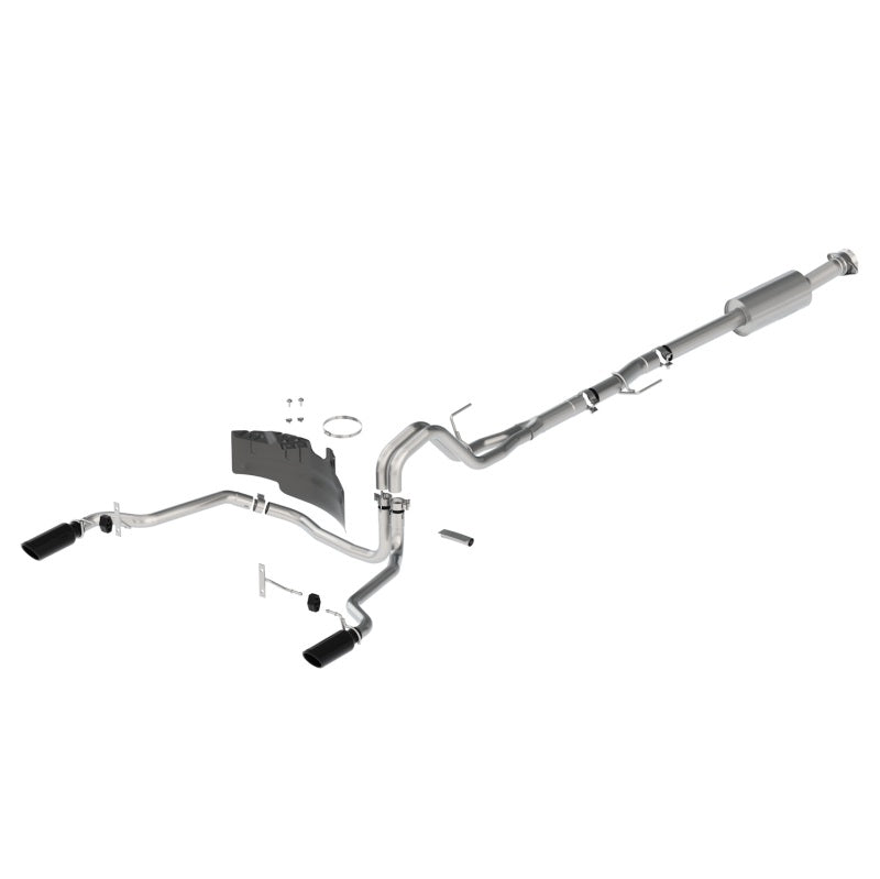 Ford Racing 21-24 F-150 Extreme Rear Exit Exhaust - Black Tips M-5200-FEBR