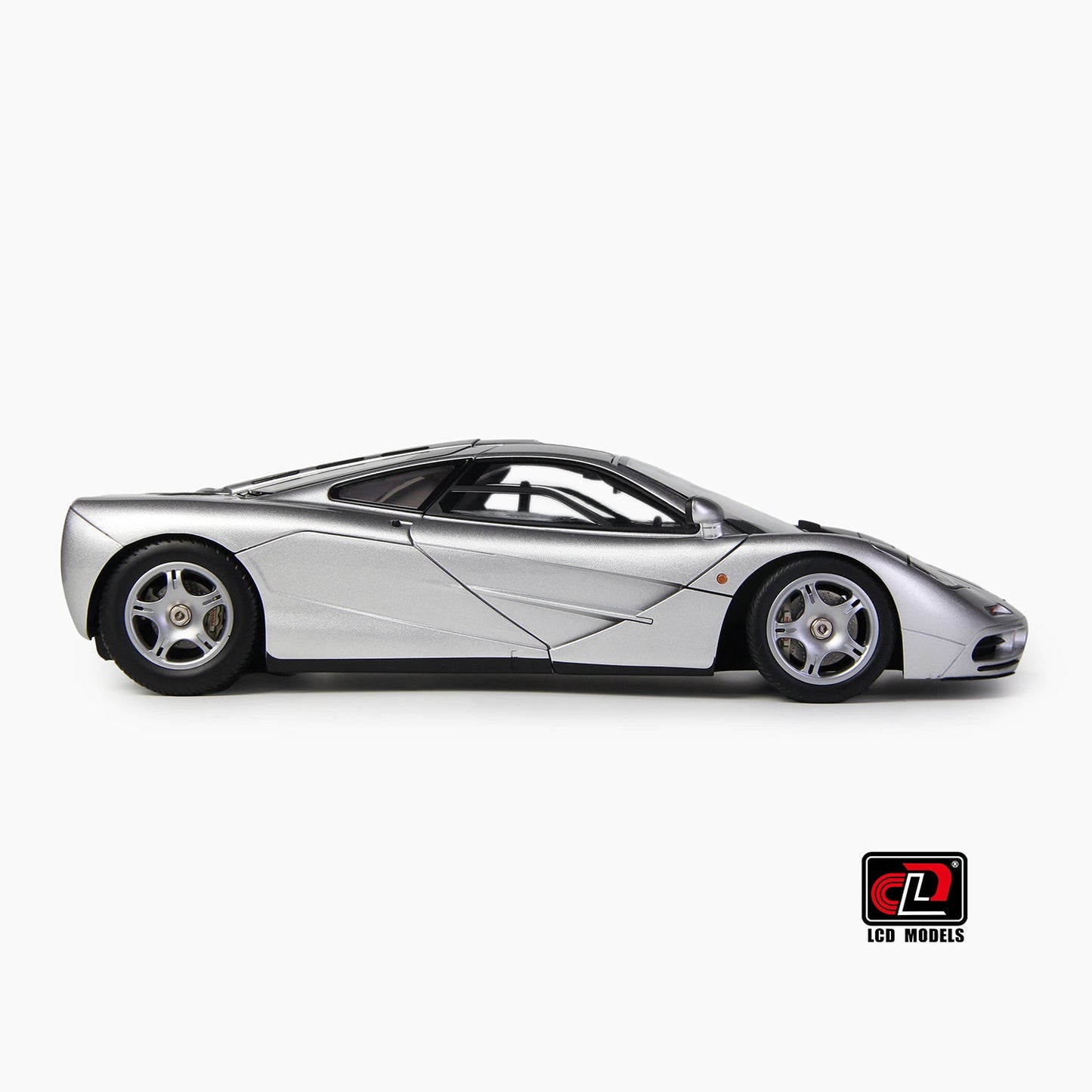 LCD 1993 Mclaren F1 XP5 Silver Metallic 1:18
