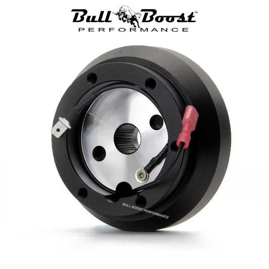 Bull Boost Performance John 350mm Steering Wheel + Short Hub Adapter Kit For Mazda Miata RX-7...