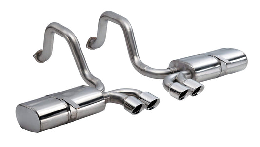 Corsa Sport / 2.5 in Axle-Back 3.5 in Twin Tips | 1997-2004 Corvette C5 (14111)