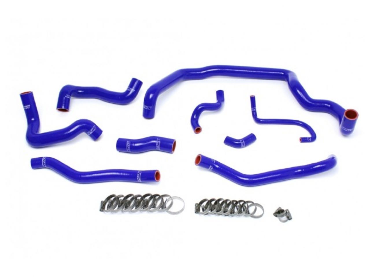 HPS Blue Reinforced Silicone Radiator and Heater Hose Kit Coolant Mini 07-11 Cooper S R56 1.6L Turbo Manual Trans
