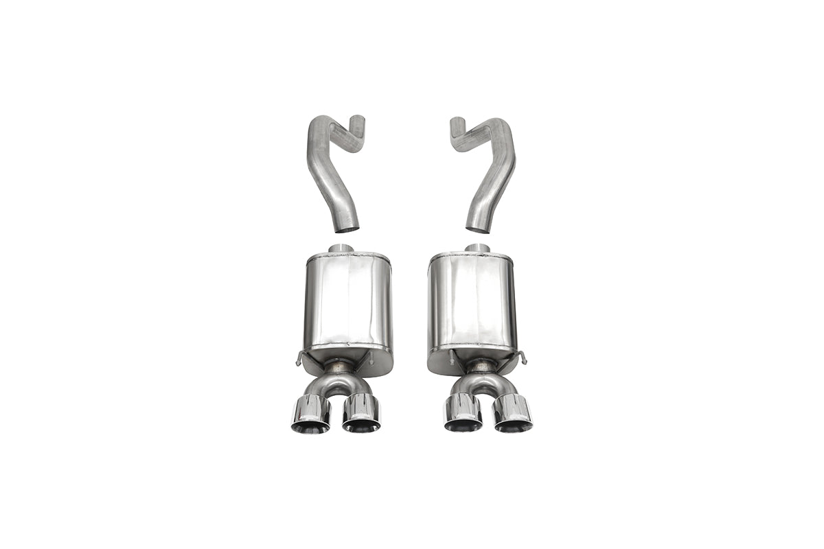 Corsa Sport / 3.0 in Axle-Back 4.0 in Twin Tips | 2006-2013 Corvette C6 Z06 ZR1 (14164)