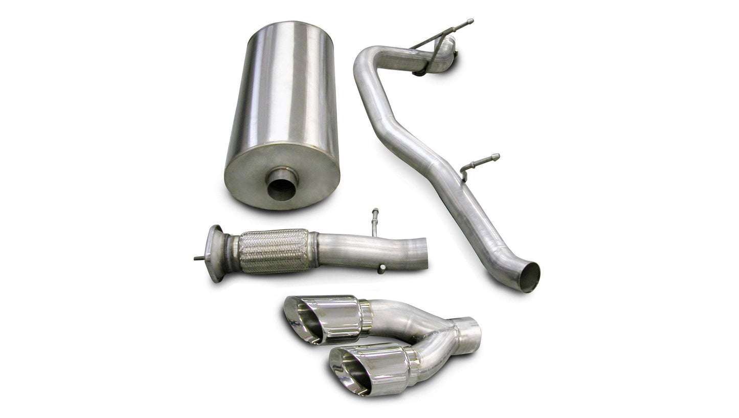 Corsa Sport / 3.0 in Cat-Back SSE 4.0 in Twin Tips | 2007-2010 Yukon Denali Escalade 6.2L (14202)