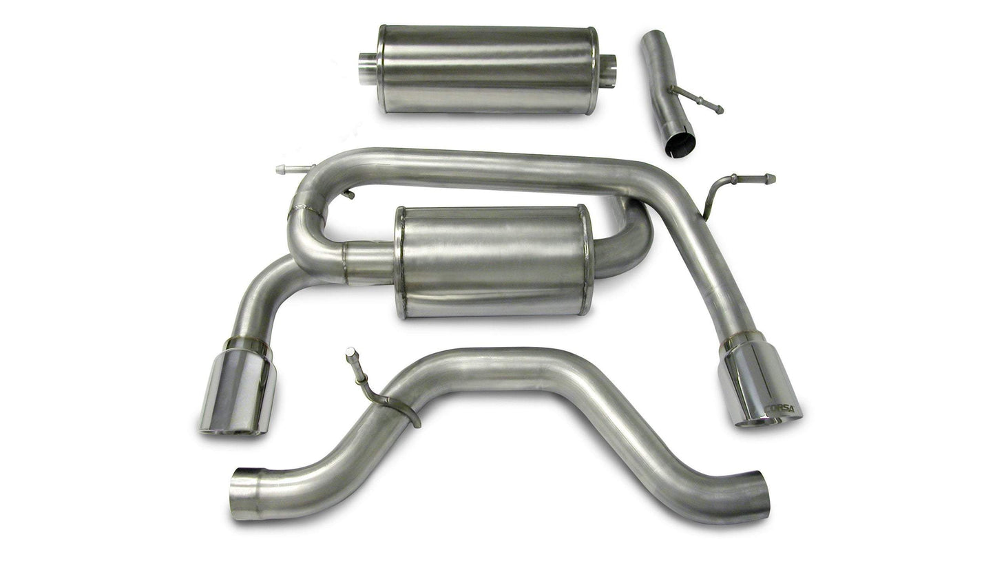 Corsa [OPEN BOX] Sport / 3.0 in Cat-Back 4.0 in Single Tips | 2006-2008 Hummer H3 3.5L, 3.7L V6 I5 (14212)