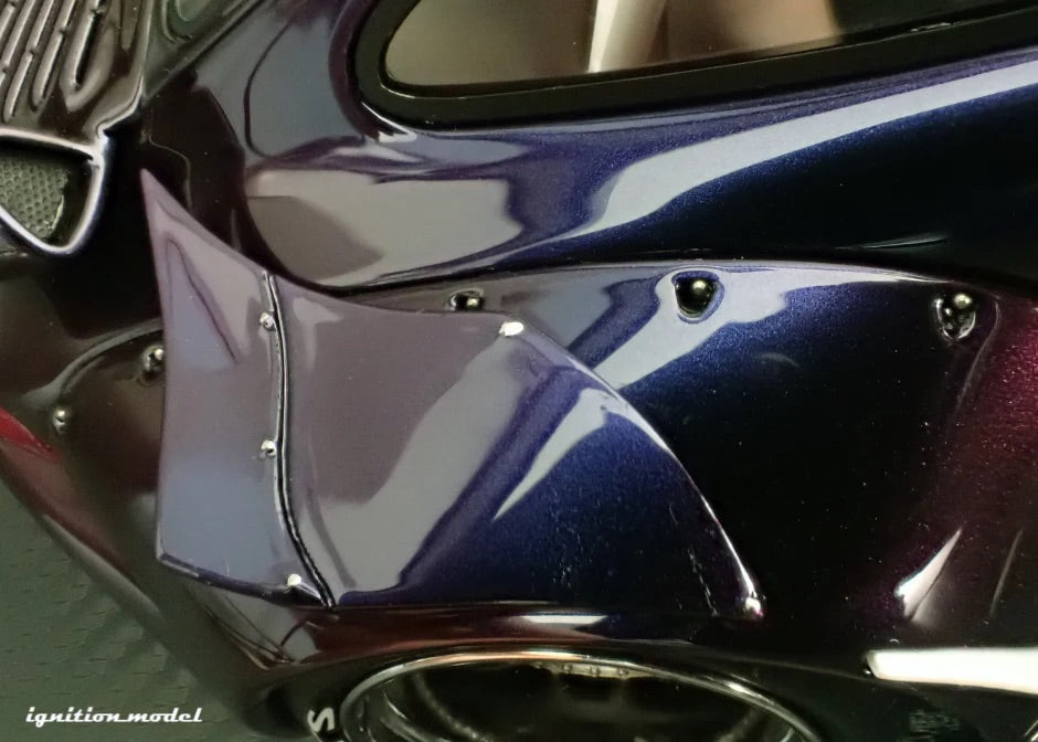 Ignition Model Porsche 993 RWB "Army Girl" Purple Metallic 1:18