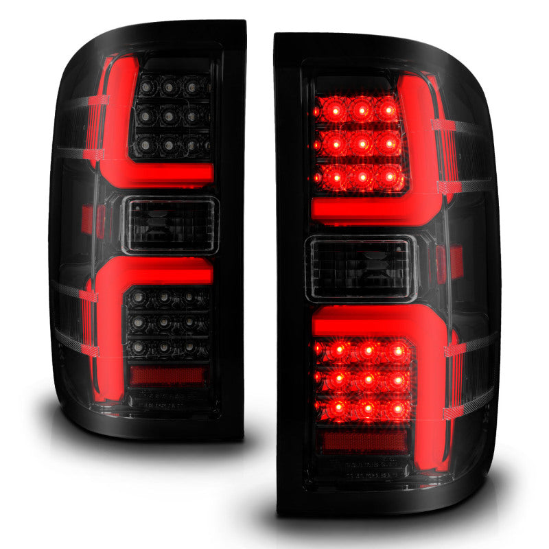 FR SPORT ANZO 15-19 Chevrolet Silverado 2500 HD/3500 HD LED Taillight w/ Sequential Black...